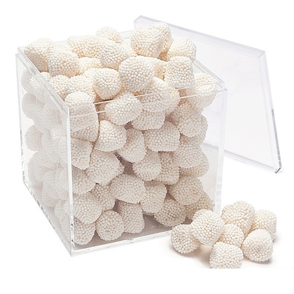 Décoration de noël Faveur Cube En Plastique Bonbons Boîtes de Chocolat