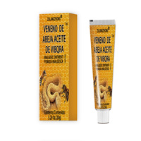 Crème Analgésique au Venin de Serpent et de Abeille pour le Commerce Extérieur Transfrontalier 20g pour le Soin et la Réparation des Épaules, du Cou, de la Taille, des Jambes, du Ménisque et des Articulations