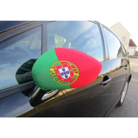 Housse de rétroviseur de voiture avec drapeau personnalisé pour supporters de football du Canada