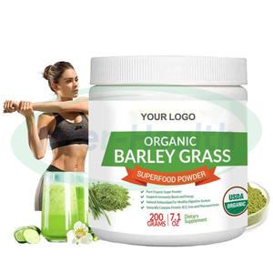 Ausreson ผงหญ้าข้าวบาร์เลย์ที่ละลายน้ำได้สำหรับอาหารอินทรีย์ผงหญ้าข้าวบาร์เลย์ที่ละลายน้ำได้ - Product Image 1