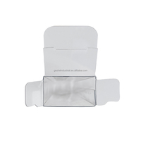 Boîtes pliables légères en PVC PET transparent imprimé, emballage blister transparent pour cosmétiques/soins de la peau