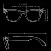 Lunettes Intelligentes avec Bluetooth, Caméra Vidéo Hifi, Traduction IA, Lunettes de Soleil d'Extérieur et Casque Audio Connecté
