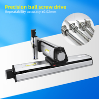 Axe unique course multiaxe 100-1050mm haute précision guide linéaire vis à billes actionneur linéaire portique Robot