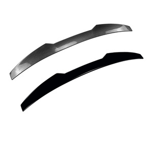 Bmw Rear Spoiler Piano Black Carbon Fiber Texture ABS Wing Shaped Trunk Lip For 7 Series G11 G12 2016 2022 - Product Image 5