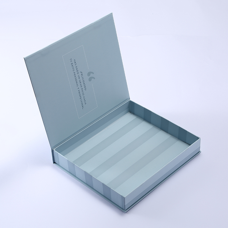 Factory OEM paper gift packaging book shape storage style box customized