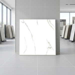 กระเบื้องพอร์ซเลนขัดเงา Arctic Crystal ขนาด 600x600 มม. ลายหินอ่อน Calacatta สำหรับปูพื้นภายใน - Product Image 3