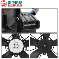 Ventilateur de refroidissement de radiateur automatique pour Changan CS15 CS35 CS95 UNI-T UNI-K ALSVIN EADO BENBEN BENN I CX70 KAICENE F70 PICKUP E-STAR LUMIN