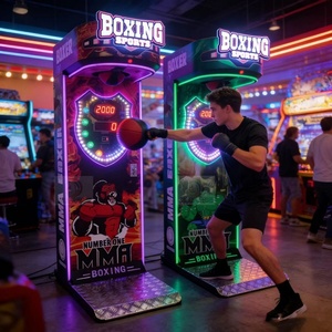 Boxing Champion Arcade Street Amusement Coin Operated <strong>Games</strong> <strong>Electronic</strong> Boxing Sports Punching Bag Vending Machine Price - Product Image 2