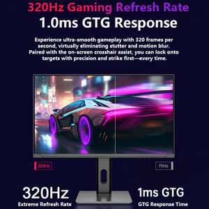 Moniteur LED incurvé personnalisé de 27 pouces pour joueurs, 2K 4K 165 Hz 240 Hz, écran d'<span class=keywords><strong>ordinateur</strong></span> LCD pour joueurs - Product Image 5