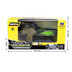 Huina 1721 1/50 Nuovo Escavatore in Lega Pressofusa Versione Statica Modello di Costruzione in Metallo Simulato <span class=keywords><strong>Hobby</strong></span> e Giocattoli - Product Image 4