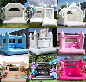 Mobil tiup Unicorn beku melompat dalam ruangan disko bouncing 15X15 rumah hutan Mickey bouncing rumah Kastil lompat