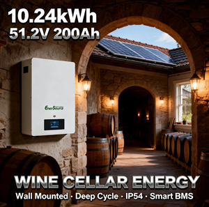 Batterie solaire 48V 51.2V 200Ah 10kWh pour système solaire, montage mural - Product Image 3