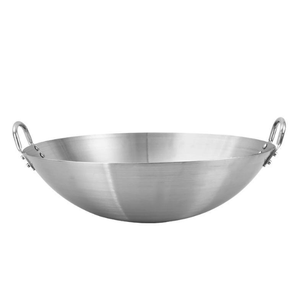DFW02 Venta al por Mayor de Sartenes Wok de Acero Inoxidable con Fondo Redondo de 24cm, 26cm, 28cm, 30cm, 32cm, 34cm, 36cm, 38cm, 40cm y 43cm - Product Image 2