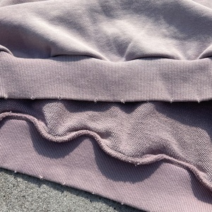 Sudadera con capucha de diseñador de moda, estilo urbano, con hombros caídos, extragrande, con estampado gráfico, personalizada, vintage, con lavado ácido y pedrería - Product Image 5