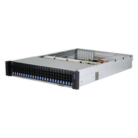 Châssis de serveur de stockage M265-25 2U avec baies 25*2,5 pouces à échange à chaud, prend en charge la carte mère E-ATX maximale avec 16*NVME+8*SATA/SAS Backplane