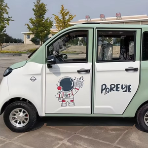 Export Family Small 4 Wheel Electric Vehicle Big Space Fully Enclosed New Energy Automobile for Elderly Electric Car - Product Image 1