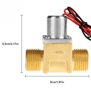 G1/2 Waterstroom Puls Magneetventiel Messing Elektromagnetische Klep Dc 4.5V Voor Inductie Cleaner Tuin Irrigatie - Product Image 6