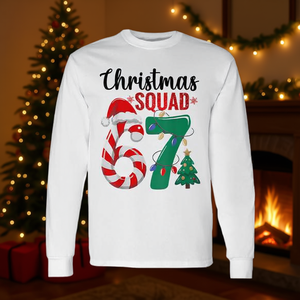 Maglietta a maniche lunghe coordinata per la famiglia a tema natalizio, regali di Natale Cina A12148 - Product Image 2