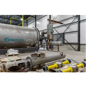 Beston Group BLL-16 Plastic Thermal Decomposition Rubber Powder Pyrolysis Plant Waste Tyre Pyrolysis Machine