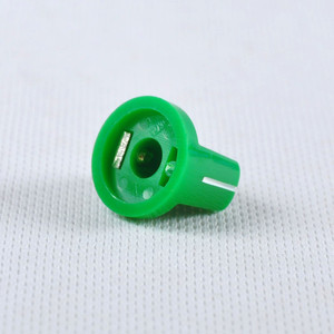 Bouton de <span class=keywords><strong>volume</strong></span> en plastique vert 19x15mm pour amplificateur de guitare à tube DIY, audio HIFI - Product Image 5