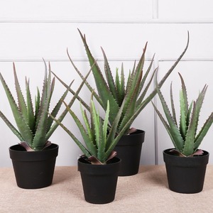 <span class=keywords><strong>Planta</strong></span> Artificial de <span class=keywords><strong>Aloe</strong></span> <span class=keywords><strong>Vera</strong></span> en Maceta <span class=keywords><strong>Grande</strong></span> de Estilo Nórdico para Decoración Moderna de Hogar u Oficina, <span class=keywords><strong>Planta</strong></span> Suculenta Realista - Product Image 2