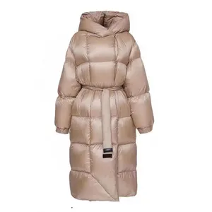 Fashion Winter Clothes Cropped Puffer Woman Shiny pPuffer Coat Quilted Coat With Hood Puffer Jacket Women
