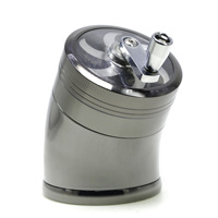 Broyeur de tabac manuel en alliage de Zinc, 63MM, accessoires pour fumer, Muller à main personnalisé, broyeur d'herbes