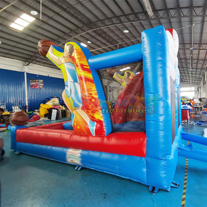 Jeux de tir au basket gonflables pour enfants, compétition en plein air, matchs tête à tête. - Product Image 4