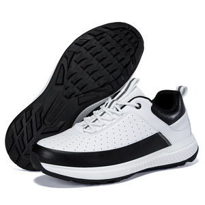 Chaussures de golf pour hommes, baskets de golf à lacets, respirantes et perforées, pour l'entraînement sur le driving range - Product Image 6