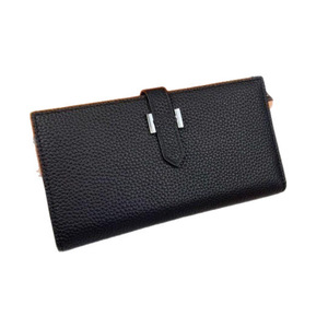 Cartera <span class=keywords><strong>de</strong></span> cuero <span class=keywords><strong>de</strong></span> vaca ultrafina para mujer, patrón Litchi, informal, elegante, <span class=keywords><strong>de</strong></span> longitud media, <span class=keywords><strong>de</strong></span> cuero genuino, bolsa para licencia <span class=keywords><strong>de</strong></span> <span class=keywords><strong>conducir</strong></span>, moda - Product Image 5