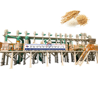 Usine de fabricants d'équipement de moulin à riz multifonctionnel combiné 50T