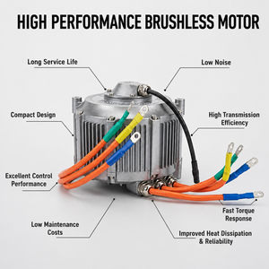 Moteur de moyeu électrique 13 pouces 500W 24V 36V 48V 7Nm pour tricycle électrique, moto et <span class=keywords><strong>camion</strong></span> lourd - Product Image 4