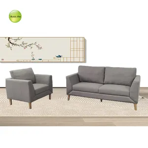 Arab Hot Sale Orange 1 2 3-Sitzer Kombination Stoff Sofa Set Wohnzimmer möbel