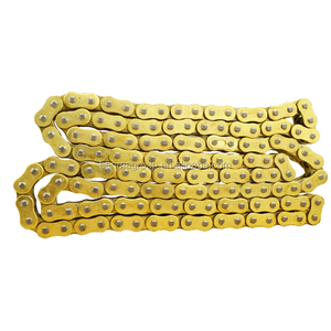 Le joint torique de chaîne de <span class=keywords><strong>moto</strong></span> de couleur dorée scelle les kits de chaîne résistants 428H-120L - Product Image 1