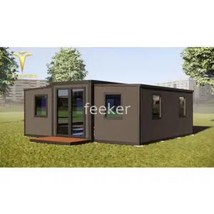 De Glazen Huizen Geïsoleerde Ziekenhuiscontainerhuis Woonarchitectuur