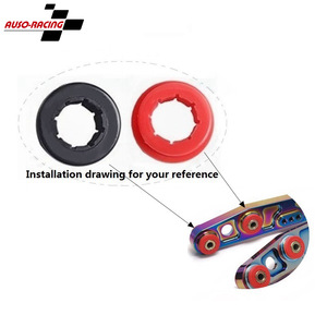 Kit de bujes de brazo de control de poliuretano, funda de goma para arco delantero y trasero, juego de 12 piezas para reparación y reemplazo automotriz RJ046 - Product Image 5