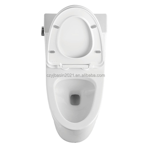 ヨーロッパスタイルの陶器製トイレ、CUPC認証取得済みのワンピーストイレ、衛生陶器、WC便器 - Product Image 3