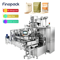 Machine d'emballage linéaire pour farine 1 kg, machine de pesage et de remplissage pour sachets de farine en papier, machine d'emballage pour sachets de farine en papier