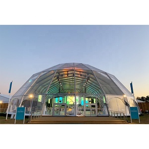<span class=keywords><strong>Tente</strong></span> dôme transparente géante en aluminium KENTEN pour l'extérieur, <span class=keywords><strong>tente</strong></span> de réception transparente de 15 m - Product Image 1