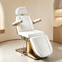 Fauteuil de podologie médicale, chaise de tatouage, fauteuil esthétique, lit de beauté, table de massage électrique pour spa, rotatif, blanc, moderne