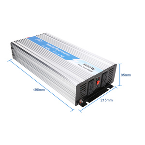 Convertisseur de courant solaire à onde sinusoïdale pure OPIP-3000 12v 24v 48v sur mesure, 110v 220v pour le camping, le bateau - Product Image 4