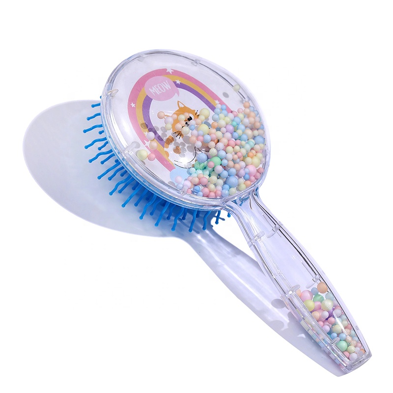 Colorful Unicorn Round Hair Brush For Kids - Oem Available