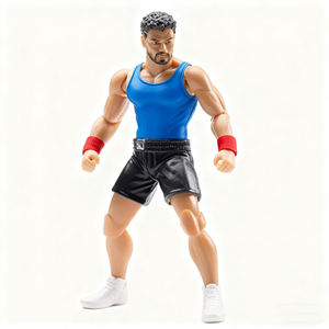 Statuetta Personalizzata 3D di Boxer, Giocattolo d'Azione Pugilato, Design OEM, Figura d'Azione di Boxe, Statuetta in Plastica e Vinile Anime - Product Image 1