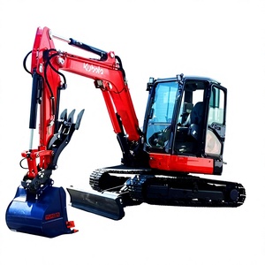 Miniexcavadora Kubota Kx057 usada, U35 U40 U55 U56, excavadora compacta hidráulica de 5 y 6 toneladas. - Product Image 1