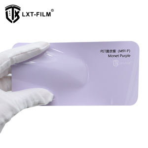 Alto brillo Monet Color púrpura vinilo Car <span class=keywords><strong>Tuning</strong></span> pegatinas brillante cambiante PET película de vinilo - Product Image 3