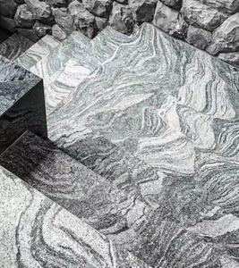 Dalles de granit naturel <span class=keywords><strong>Amoy</strong></span> Sand, effet vague de neige nocturne, pour extérieur, martelées, flammées, polies, façonnées - Product Image 3