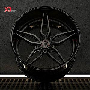 Jantes forgées noires concaves <span class=keywords><strong>XD</strong></span> 2 pièces Deep Dish 18-26 pouces 5x120 5x130 5x114.<span class=keywords><strong>3</strong></span> jantes en alliage adaptées pour C8 E60 F10 E30 E46 - Product Image 4