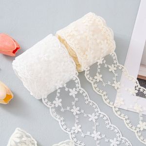 Rubans tissés de 6/7/9 cm, motif floral en dentelle, polyester écologique, nœuds pour cheveux, emballage cadeau, décoration de chambre, Noël, Saint-Valentin - Product Image 1