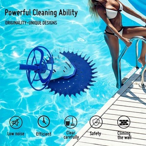 Aspirateur automatique de <span class=keywords><strong>piscine</strong></span> creusée <span class=keywords><strong>hors</strong></span> <span class=keywords><strong>terre</strong></span> avec aspiration améliorée nettoie les sols, les murs et les marches - Product Image 2