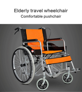 Fauteuil roulant manuel GINEE MEDICAL, pliable et portable, conçu pour les hôpitaux, en alliage d'aluminium. - Product Image 6